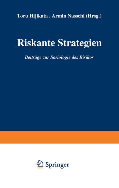 Riskante Strategien, Taschenbuch von , VS Verlag für Sozialwissenschaften, 9783531130781
