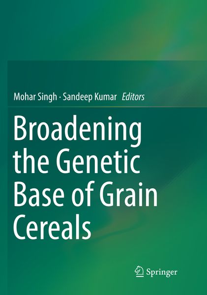 Produktbild: Broadening the Genetic Base of Grain Cereals