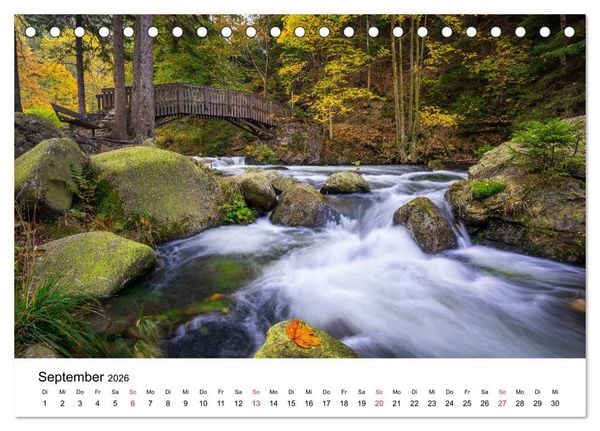 Produktbild: Deutschlands Landschaften - Vom Meer bis zu den Alpen (Tischkalender 2026 DIN A5 quer), CALVENDO Monatskalender