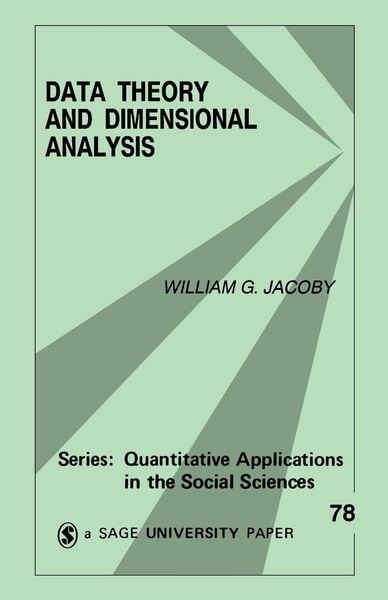 Produktbild: Data Theory and Dimensional Analysis