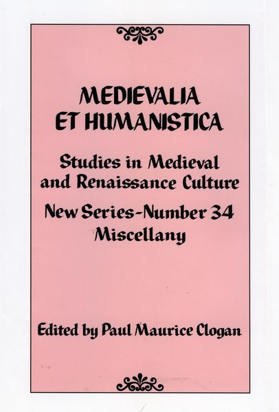 Produktbild: Medievalia et Humanistica, No. 34