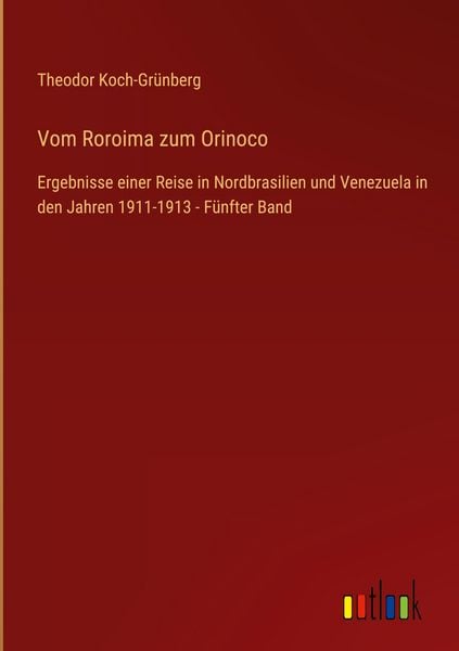Produktbild: Vom Roroima zum Orinoco