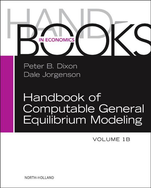 Produktbild: Handbook of Computable General Equilibrium Modeling