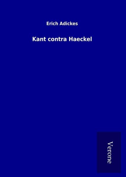 Produktbild: Kant contra Haeckel