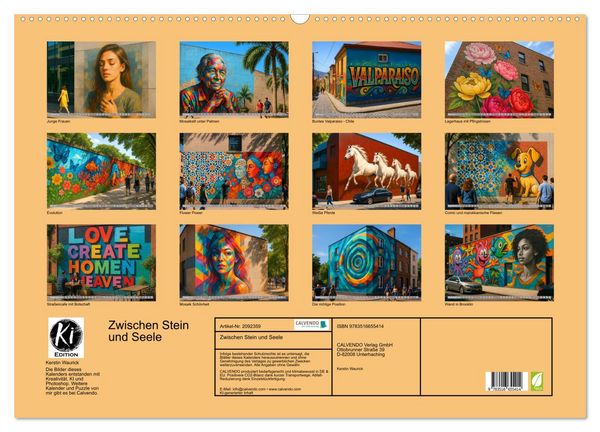 Produktbild: Zwischen Stein und Seele (Wandkalender 2026 DIN A2 quer), CALVENDO Monatskalender