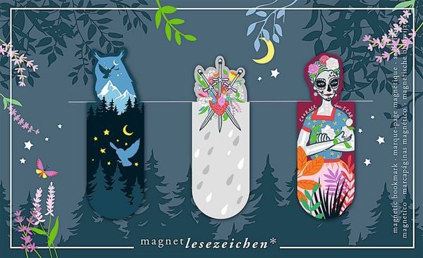 Produktbild: Magnetlesezeichen Mystic night