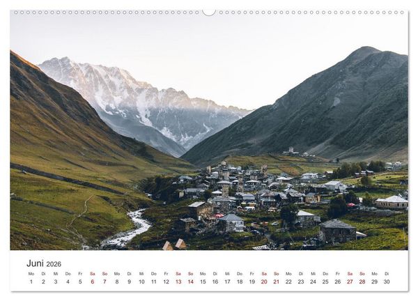 Produktbild: Georgien - Ein ph&auml;nomenales Naturparadies. (Wandkalender 2026 DIN A2 quer), CALVENDO Monatskalender