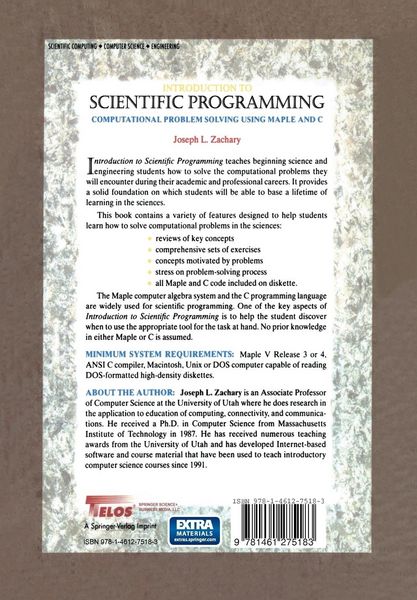 Produktbild: Introduction to Scientific Programming