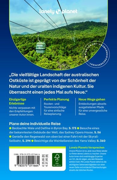 Produktbild: LONELY PLANET Reisef&uuml;hrer Australien Ostk&uuml;ste