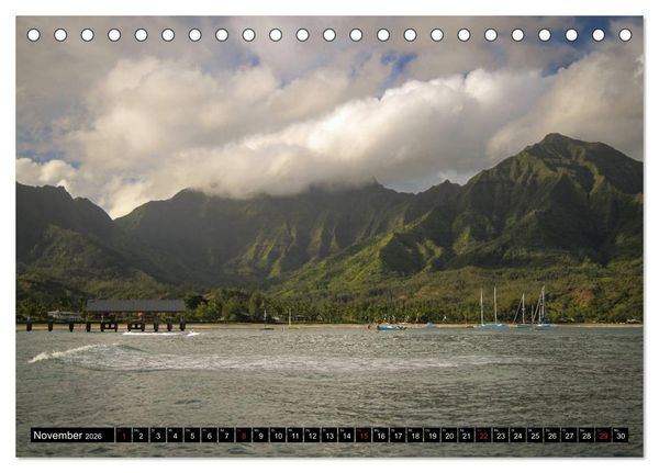 Produktbild: Wandern auf Hawaii - Berge im Pazifik (Tischkalender 2026 DIN A5 quer), CALVENDO Monatskalender