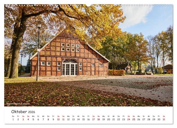 Produktbild: Emsland Impressionen (hochwertiger Premium Wandkalender 2026 DIN A2 quer), Kunstdruck in Hochglanz
