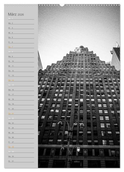 Produktbild: New York Vertical (Wandkalender 2026 DIN A2 hoch), CALVENDO Monatskalender