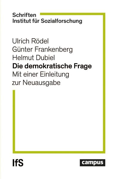 Produktbild: Die demokratische Frage