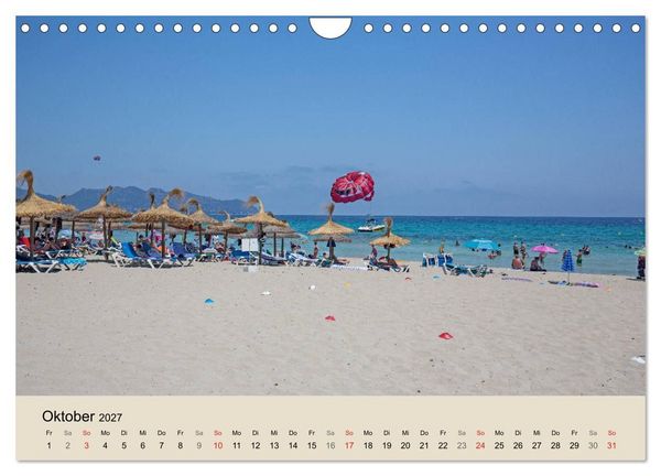 Produktbild: Mallorca - Traumhafte Balearen Insel (Wandkalender 2027 DIN A4 quer), CALVENDO Monatskalender