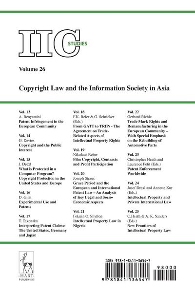 Produktbild: Copyright Law and the Information Society in Asia