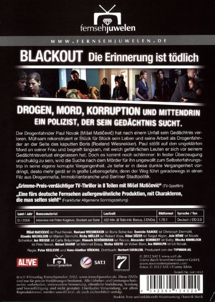 Blackout - Die Erinnerung ist tödlich/Fernsehjuwelen  [3 DVDs]