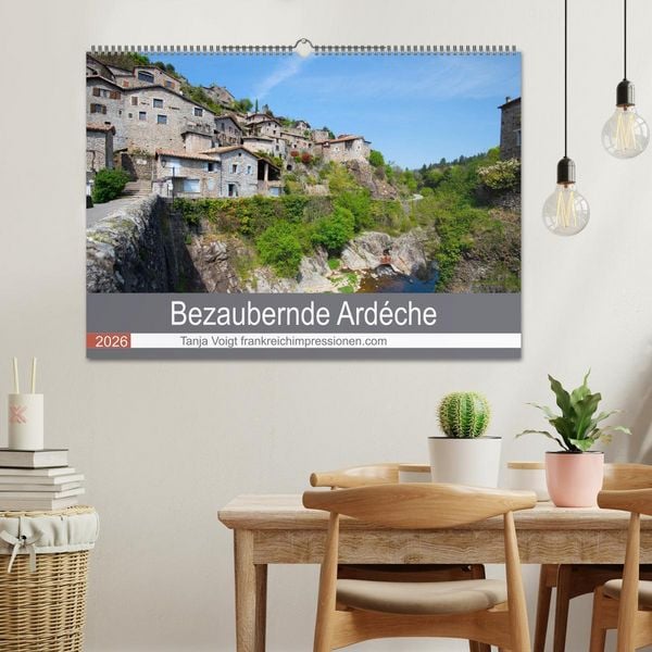 Produktbild: Bezaubernde Ard&egrave;che (Wandkalender 2026 DIN A2 quer), CALVENDO Monatskalender