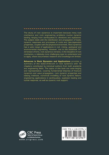Produktbild: Advances in Rock Dynamics and Applications