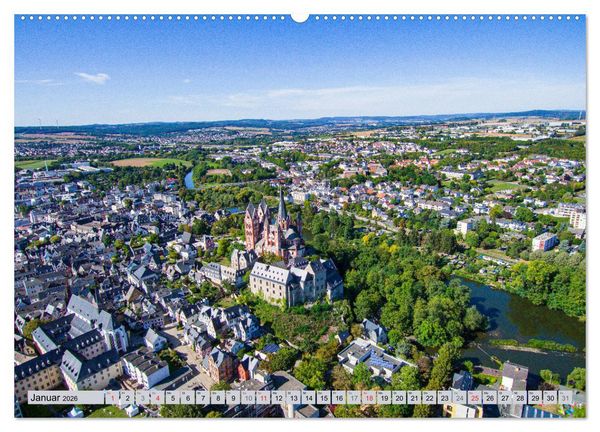 Produktbild: Ausblicke - Mittelhessen von Oben (Wandkalender 2026 DIN A2 quer), CALVENDO Monatskalender