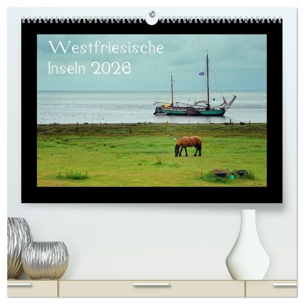 Produktbild: Westfriesische Inseln 2026 (hochwertiger Premium Wandkalender 2026 DIN A2 quer), Kunstdruck in Hochglanz
