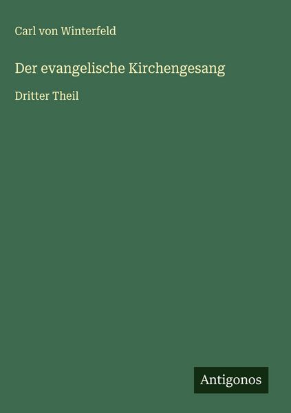Produktbild: Der evangelische Kirchengesang