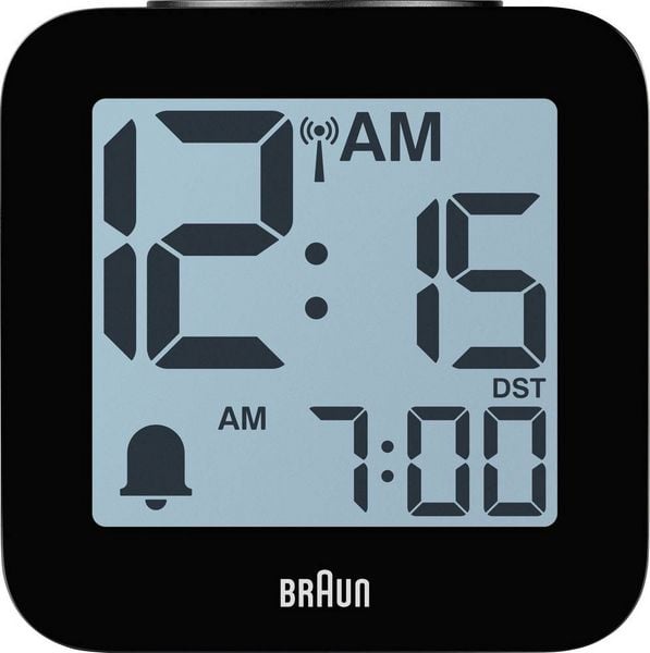 Produktbild: Braun 60077 Wecker Schwarz Gro&szlig;es Display