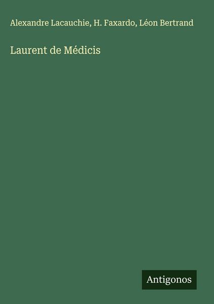 Produktbild: Laurent de M&eacute;dicis