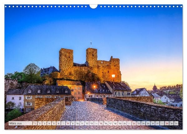 Produktbild: Mittelhessens Burgen und Schl&ouml;sser (Wandkalender 2026 DIN A3 quer), CALVENDO Monatskalender