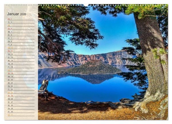 Produktbild: Nationalparks in den USA - wundersch&ouml;n und einmalig (Wandkalender 2026 DIN A2 quer), CALVENDO Monatskalender