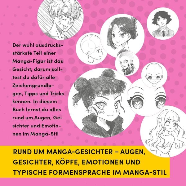 Produktbild: Pocketbooks Manga zeichnen - Teil 1: Gesichter, Emotionen & funkelnde Augen