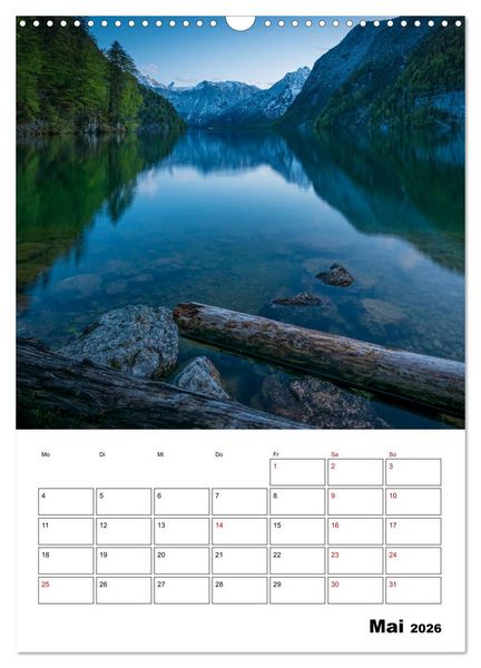 Produktbild: Traumhaftes Berchtesgadener Land (Wandkalender 2026 DIN A3 hoch), CALVENDO Monatskalender