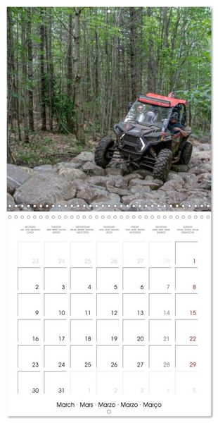 Produktbild: ATV/UTV Trail Riding in New England (Wall Calendar 2026 12 &times; 12 Inch) CALVENDO 12 Month Wall Calendar