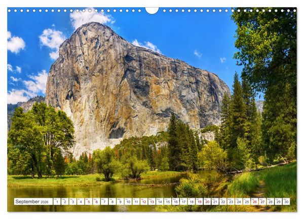 Produktbild: Yosemite National Park Road Trip (Wall Calendar 2026 DIN A3 landscape), CALVENDO 12 Month Wall Calendar