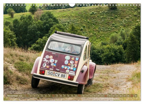Produktbild: Citro&euml;n 2 CV - Zum Kippen zu schade (Wandkalender 2026 DIN A3 quer), CALVENDO Monatskalender