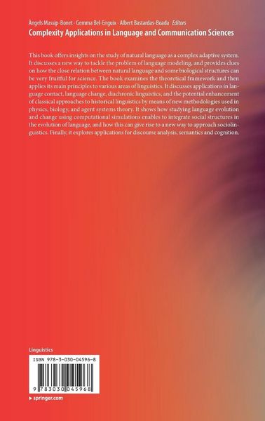 Produktbild: Complexity Applications in Language and Communication Sciences