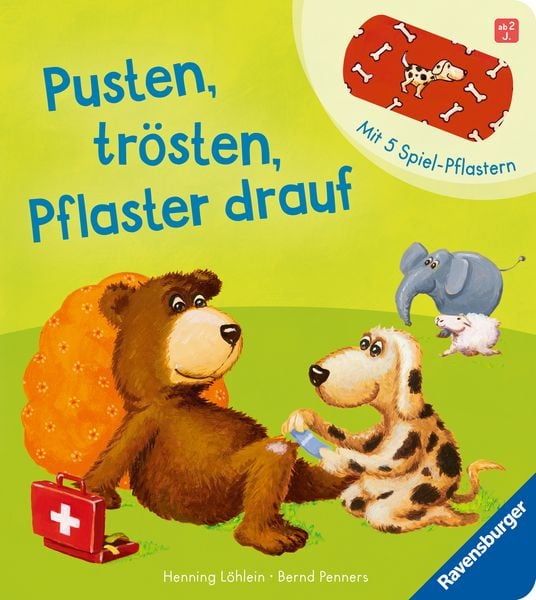 Pusten, trösten, Pflaster drauf!, Gebundene Ausgabe von Bernd Penners, Ravensburger Verlag GmbH, 9783473433797