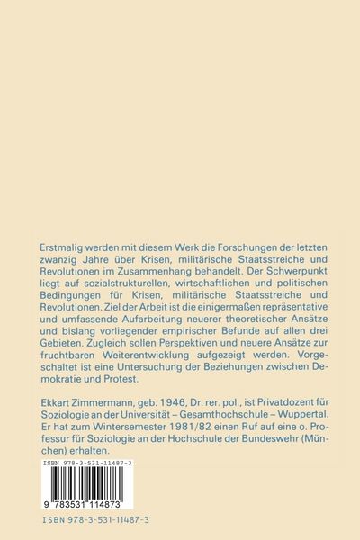 Produktbild: Krisen, Staatsstreiche und Revolutionen