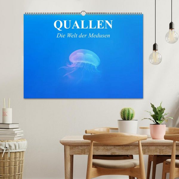 Produktbild: Quallen. Die Welt der Medusen (Wandkalender 2026 DIN A2 quer), CALVENDO Monatskalender