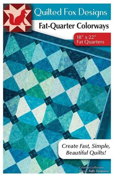 Produktbild: Fat-Quarter Colorways Quilt Pattern