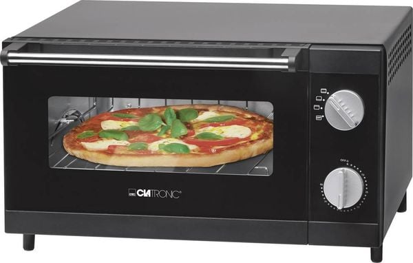 Clatronic MPO 3520 Minibackofen mit Pizzafunktion, Timerfunktion 12l