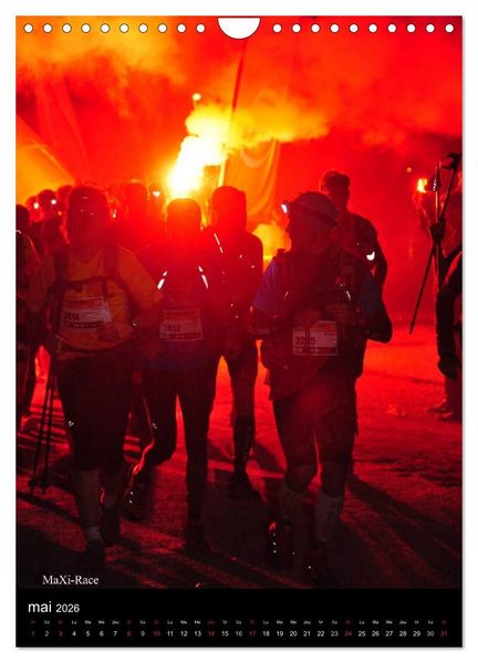 Produktbild: Trail Running Passion et &eacute;motion (Calendrier mural 2026 DIN A4 horizontal), CALVENDO calendrier mensuel