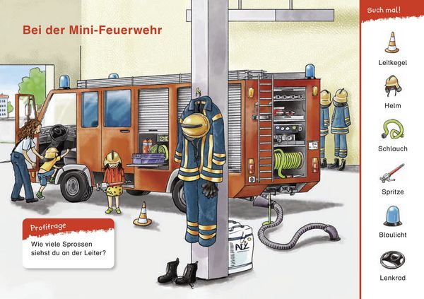 Produktbild: Duden Leseprofi &ndash; Mit Bildern lesen lernen: Einsatz bei Feuerwehr und Polizei