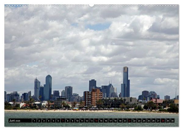 Produktbild: Melbourne (Wandkalender 2026 DIN A2 quer), CALVENDO Monatskalender