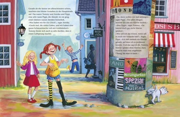 Pippi Langstrumpf geht einkaufen