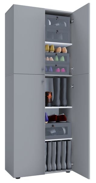 Produktbild: XL Holz Gro&szlig;er Schuhschrank Schuhkommode Lona 5