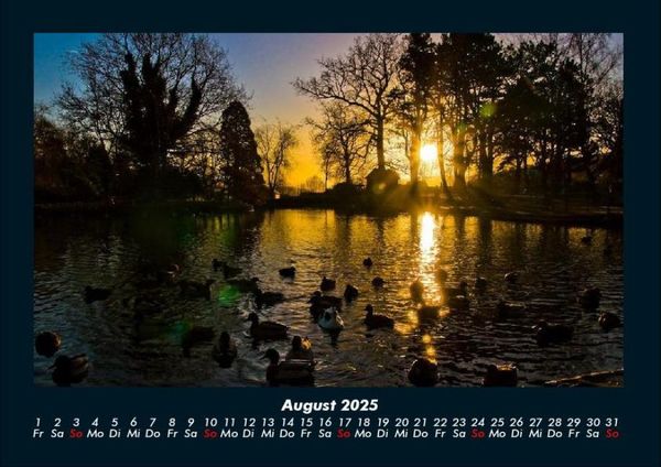 Produktbild: Sonnenuntergang 2025 Fotokalender DIN A4