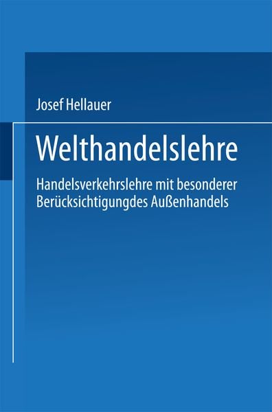 Produktbild: Welthandelslehre