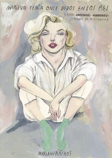 Produktbild: Marilyn ten&iacute;a once dedos en los pies : y otras leyendas de Hollywood