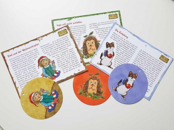 Produktbild: Wichtel Emil und die Waldtiere. 24 Geschichten zum Vorlesen im Advent. F&uuml;r Kinder von 3 bis 6