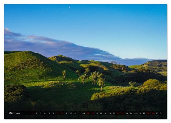 Produktbild: Neuseeland - vom Cape Reinga bis zum Franz-Josef-Gletscher (hochwertiger Premium Wandkalender 2026 DIN A2 quer), Kunstdruck in Hochglanz